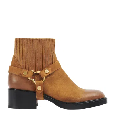 CHLOÉ CHLOÉ DAKOTA HEELED ANKLE BOOTS