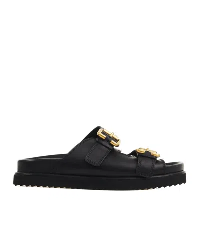 CHLOÉ CHLOÉ NIL DOUBLE STRAP MULES