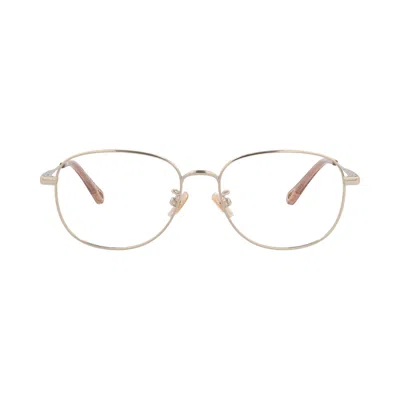 Pre-owned Chloé Round Metal Optical Frames 'gold/transparent' | Women's Size Onesize