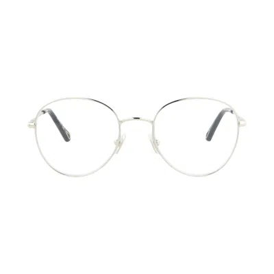 Pre-owned Chloé Round Metal Optical Frames 'silver/transparent' | Women's Size Onesize