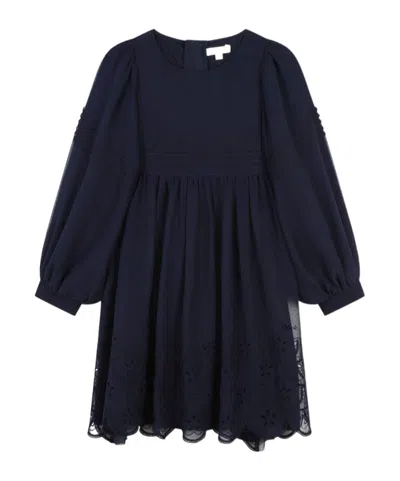 Chloé Round-neck Dress In Black
