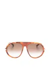 Chloé Round-shape Sunglasses In Brown
