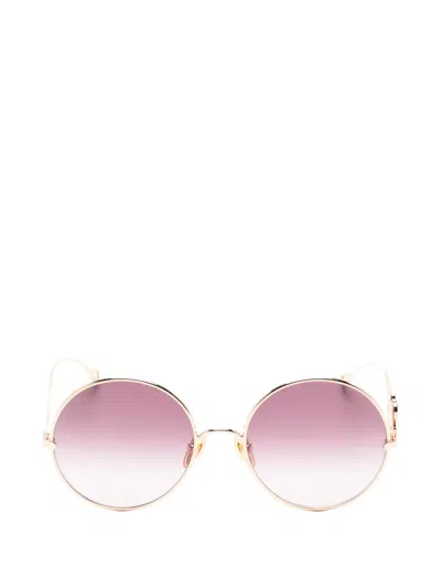 Chloé Round-shape Sunglasses In Pink