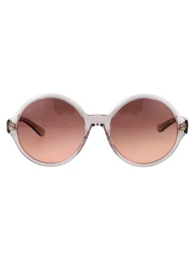 Chloé Chloe Round Sunglasses Ch0290 S 004 In Brown