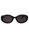 Chloé Chloe Round Sunglasses Ch0323 Sk 001 In Black