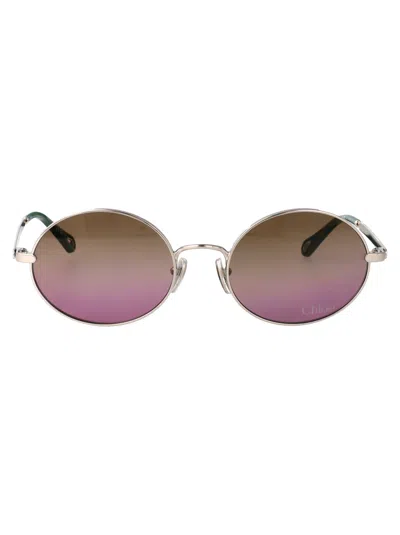CHLOÉ CHLOE ROUND SUNGLASSES CH0326 S 002