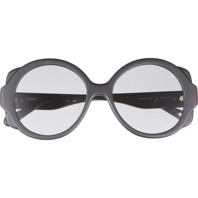 Chloé Round Sunglasses In Gray
