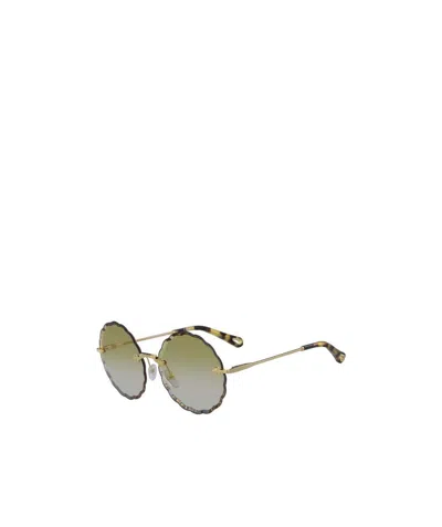 Chloé Round Sunglasses In Gray