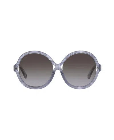 Chloé Round Sunglasses In Gray