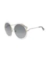 Chloé Round Sunglasses In Gray