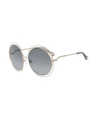 Chloé Round Sunglasses In Gray