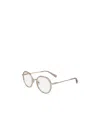 Chloé Round Sunglasses In White