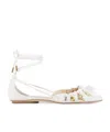 Chloé Ballerine Sea Treasures In Pelle Bianca Donna In White