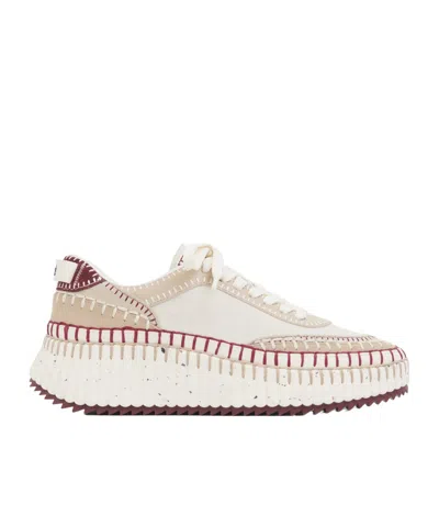 CHLOÉ CHLOÉ NAMA LACE-UP SNEAKERS