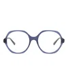 Chloé Round-frame Bio Acetate Optical Frames In Blue