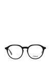 Chloé Round-frame Glasses In Black