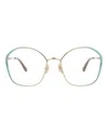 Chloé Square-frame Metal Optical Frames In Gold