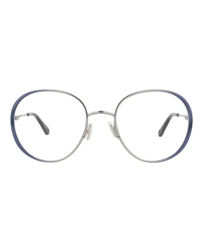 CHLOÉ ROUND-FRAME METAL OPTICAL FRAMES