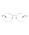 Chloé Round-frame Metal Optical Frames In Metallic