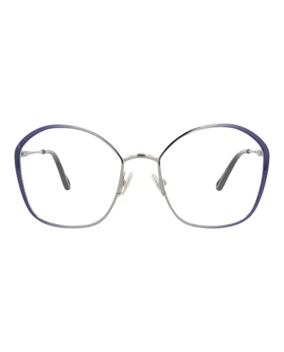 Chloé Round-frame Metal Optical Frames In Multi