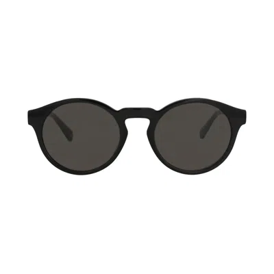 Pre-owned Chloé Round-frame Recycled Acetate Sunglasses 'black/grey' | Kid's Size Onesize
