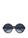 Chloé Round-frame Sunglasses In Black