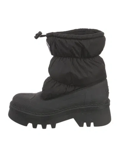 Pre-owned Chloé Rubber Rain Boots In Black