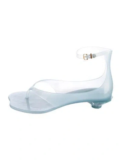 Pre-owned Chloé Rubber Sandals In Blue