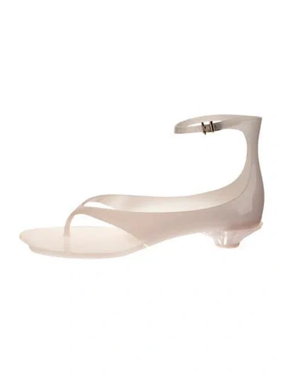 Pre-owned Chloé Rubber Sandals In Purple