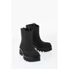 Chloé Rubber Solid Color Ankle Boots With Heel 6cm In Black