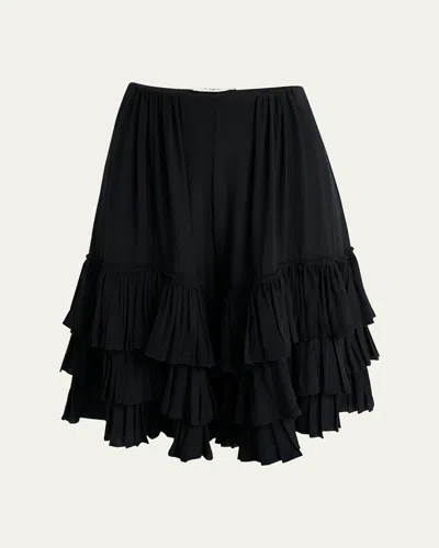 Chloé Ruffle Bermuda Shorts