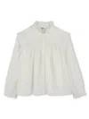 Chloé Ruffle-collar Blouse In White