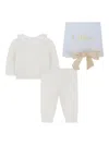 Chloé Ruffle-collar Sweatshirt Set In Neutral