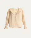 Chloé Cotton Shirt In Neutral