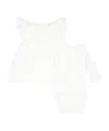 Chloé Ruffle-detail Pyjamas Set In White