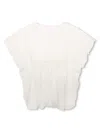 Chloé Ruffle-detailing Organic Cotton Dress In White