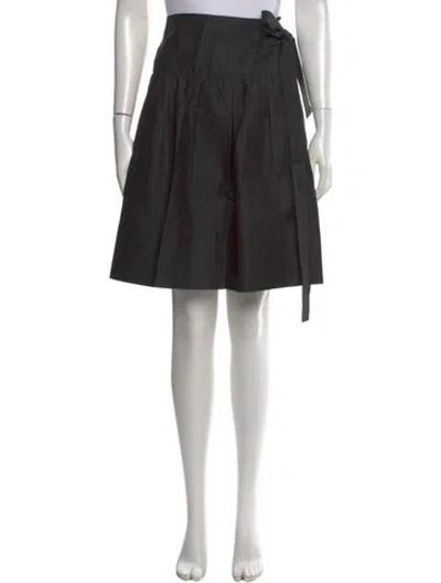 Pre-owned Chloé Ruffle Embellishment Mini Skirt In Black