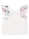 Chloé Ruffle-trim Organic Cotton Blouse In White