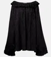Chloé Ruffled Jacquard Silk Minidress