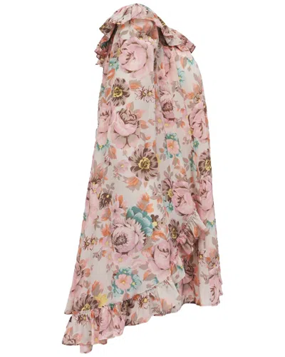Pre-owned Chloé Ruffled Mini Dress, Size Fr; 38 (authentic Pre-loved)