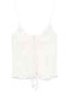Chloé Ruffled Tie-front Silk-chiffon Top