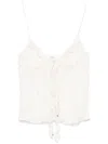 Chloé Ruffled Tie-front Silk-chiffon Top