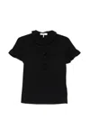 Chloé Ruffled Top In Black