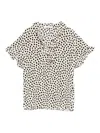 Chloé Ruffled-neck Blouse In Multi