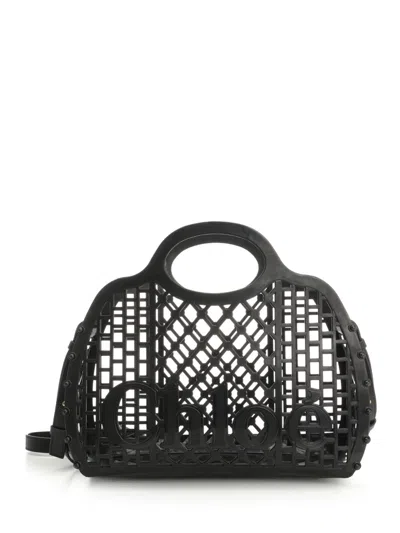 Chloé S517 - Chloe Cage Handbags Black