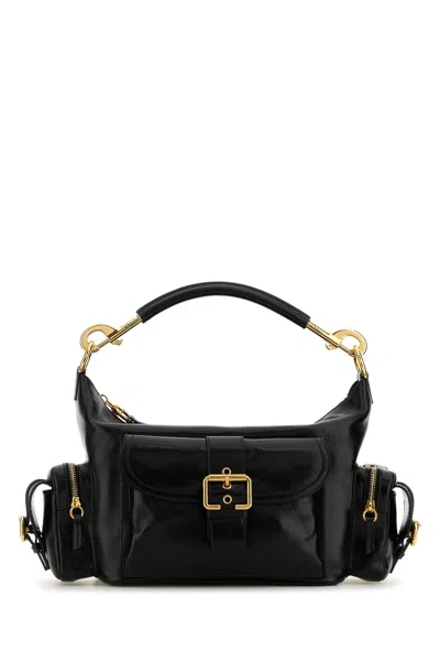 Chloé Chloe Women Black Leather Camera Bag Handbag