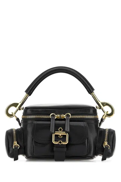 CHLOÉ CHLOE BLACK LEATHER CAMERA BAG HANDBAG