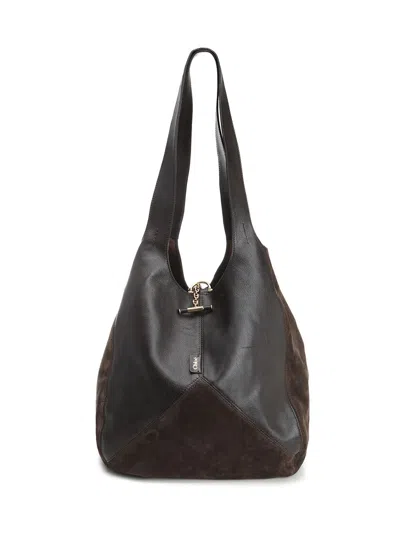 Chloé S642 -  Balloon Shoulder Bags Brown