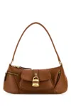 Chloé Womens Clay Brown The 99 Padlock-embellishment Leather Shoulder Bag