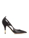 Chloé Woman Pumps Black Size 8 Leather In Black
